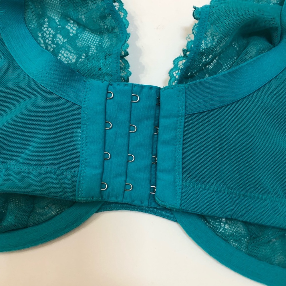 Cacique Full Coverage Unlined Lace Underwire Bra - 40 DDD - Picture 5 of 9